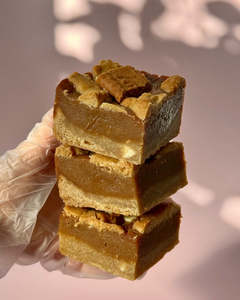 All Slices: Biscoff Salted Caramel Cookie Pie