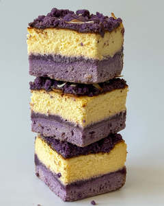 Cheesecake: Ube Crumble Cheesecake