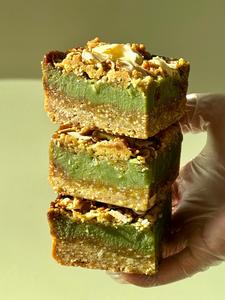 Coconut Pandan Cookie Pie