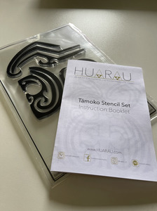 Products: Tā Moko Face Stencil (Stencil Only) Huarau