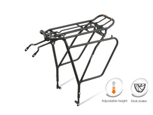 Carriers Bags: Ibera PakRak Touring Bike Carrier Plus+ (for disc brake)