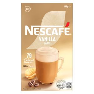 Allpress Coffee Nz: Nescafe Vanilla Latte Coffee Sachets 10 x 18.5g