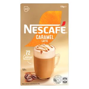 Allpress Coffee Nz: Nescafe Caramel Latte Coffee Sachets 10 x 17g