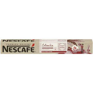 Nescafe Colombia Decaf Farmers Origins Coffee Pods 10 Pack