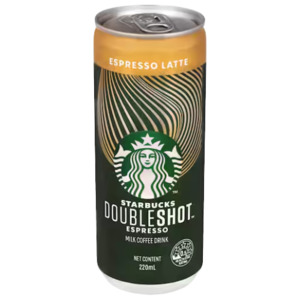 Starbucks Iced Coffee Double Shot Espresso Latté