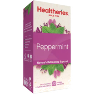 Healtheries Tea Bags Peppermint 20 Pack