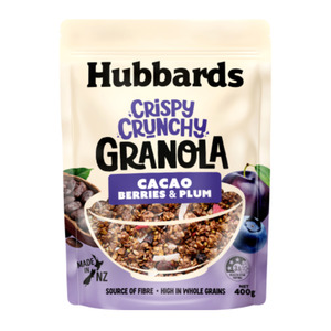 Breakfast Foods: Hubbards CC Granola Plum Almond