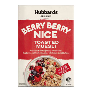 Hubbards Original Muesli Berry Berry Nice