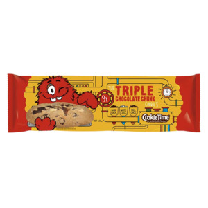 Biscuits Crackers: Cookie Time Triple Chocolate Chunk Cookies 630g