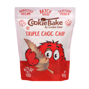 Cookie Bake Triple Choc Chip 400g