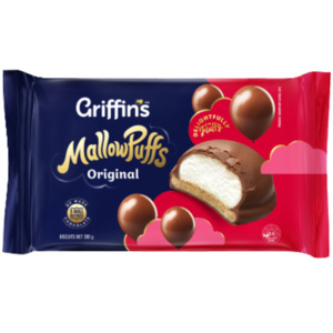 Griffin's MallowPuffs Original Chocolate Biscuits 200g