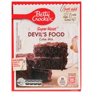 Baking Needs: Betty Crocker Devil's Food Cake Mix 450g