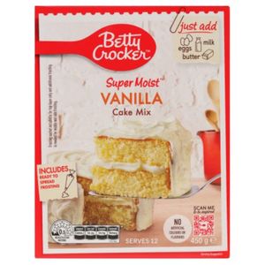 Baking Needs: Betty Crocker Vanilla Cake Mix 450g