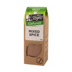 Baking Needs: Mrs Rogers Mixed Spice 30g