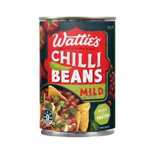 Watties Chilli Beans Mild 420g
