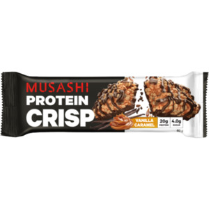 Musashi Protein Crisp Bar Vanilla Caramel 60g