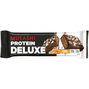 Musashi  Deluxe Protein Bar Peanut Crunch Flavour 60g
