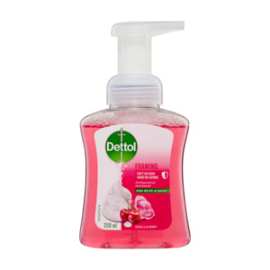 Health Beauty: Dettol Foaming Rose & Cherry Soap 250ml