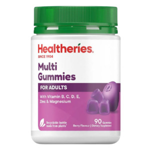 Health Beauty: Healtheries Adult Multi Gummies Berry 90pk