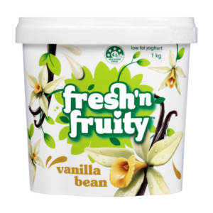 Fresh 'n Fruity Vanilla Bean Yoghurt 1kg