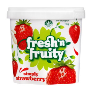 Fresh 'n Fruity Simply Strawberry Yoghurt 1kg