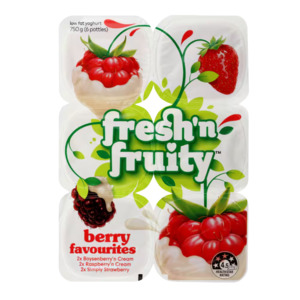Fresh 'n Fruity Yoghurt Berry Favourites 6pk