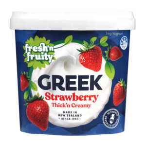 Fresh 'n Fruity Greek Strawberry Yoghurt 1kg