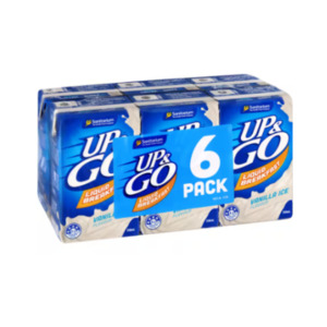 Alternative Milk: Up & Go Vanilla Ice 6pk