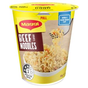 Pasta Rice: Maggi 2-Minute Beef Noodles Cup 58g