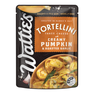 Watties Creamy Pumpkin and Roasted Garlic Tortellini 350g
