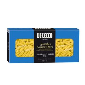 Pasta Rice: De Cecco Fusilli Corti Bucati 500g