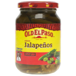 Old El Paso Pickled Sliced Jalapeños 250g