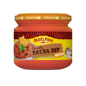 Canned Goods 1: Old El Paso Chunky Salsa Dip Medium 312g