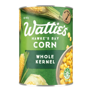 Canned Goods 1: Watties Whole Kernel Corn 410g