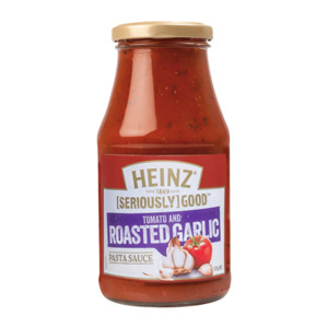 Pasta Sauces: Heinz Seriously Good Tomato and Garlic Pasta Sauce 510g