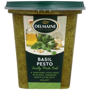 Pasta Sauces: Delmaine Basil Pesto 325g