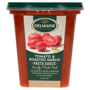 Pasta Sauces: Delmaine Tomato & Garlic 325g