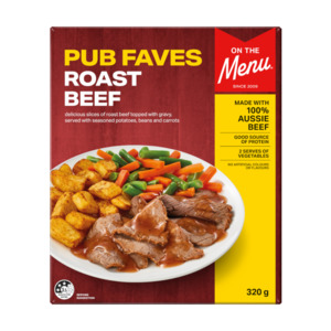 Weekly Specials: Watties On The Menu Roast Beef 320g