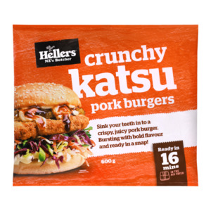 Meat: Hellers Katsu Pork Burger 600g