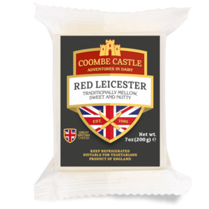 Cheese: Coombe Castle Red Leicester 200g
