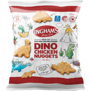 Quick Order: Ingham Tempura Dino Chicken Nuggets 900g