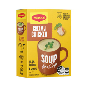 Soup: Maggi Soup For a Cup Creamy Chicken 4 pack