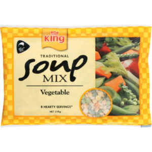 Soup: King Vegetable Traditional Soup Mix 210g