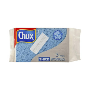 Household Items: Chux Thick Sponges 3 pack