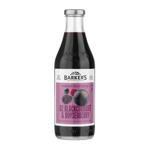 Barkers Blackcurrant and Raspberry Syrup