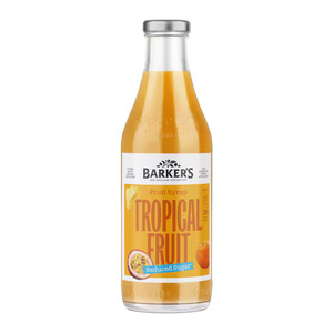 Beverages: Barkers Lite Tropical Syrup