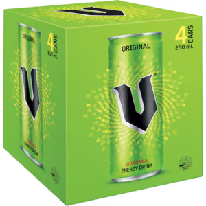 V Original Energy Drink 4 x 250ml