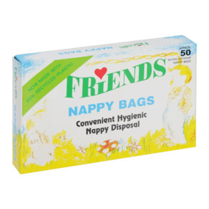 Baby: Friends Nappy Bags 50pk
