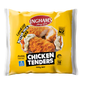 Chicken: Inghams Chicken Tenders Crunchy Fixx Buttermilk 500g