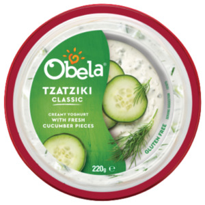 Olives Nibbles Dips: Obela Classic Tzatziki 220g